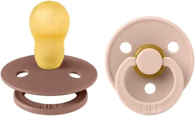 Bibs 3 Fopspeen Duo Woodchuck Blush