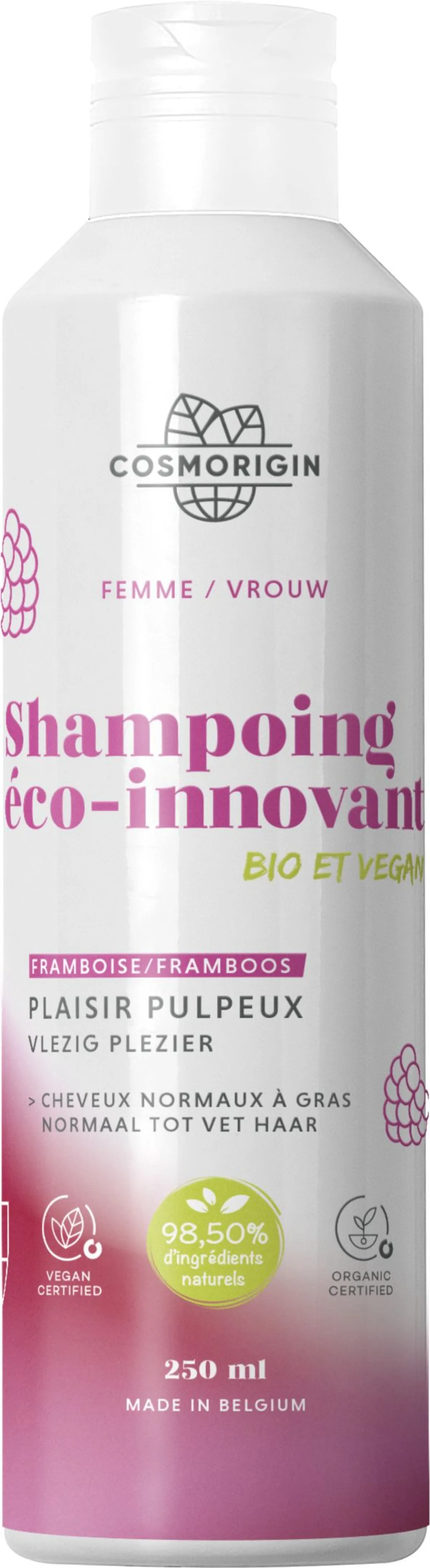 Cosmorigin Shampoo Framboos 250 ml