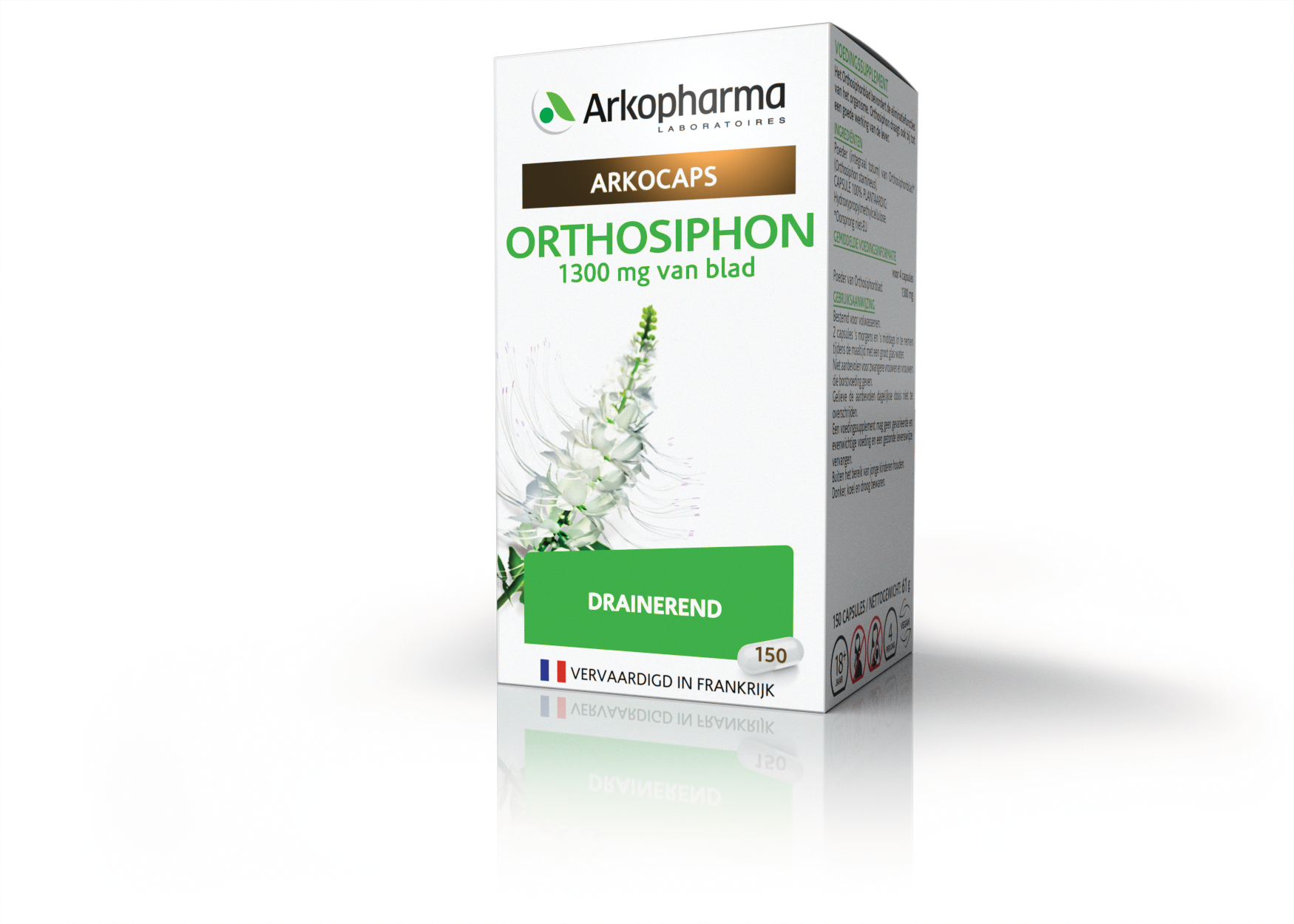 Arkocaps Orthosiphon 150 Plantaardige Capsules