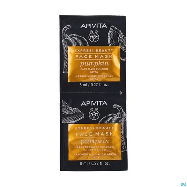 Apivita Beauty Express Masker Pumpkin 2 x 8 ml