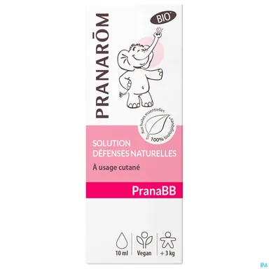 Pranabb Bio Solution Natuurlijke Weerstand Gebruik op de Huid 10 ml
