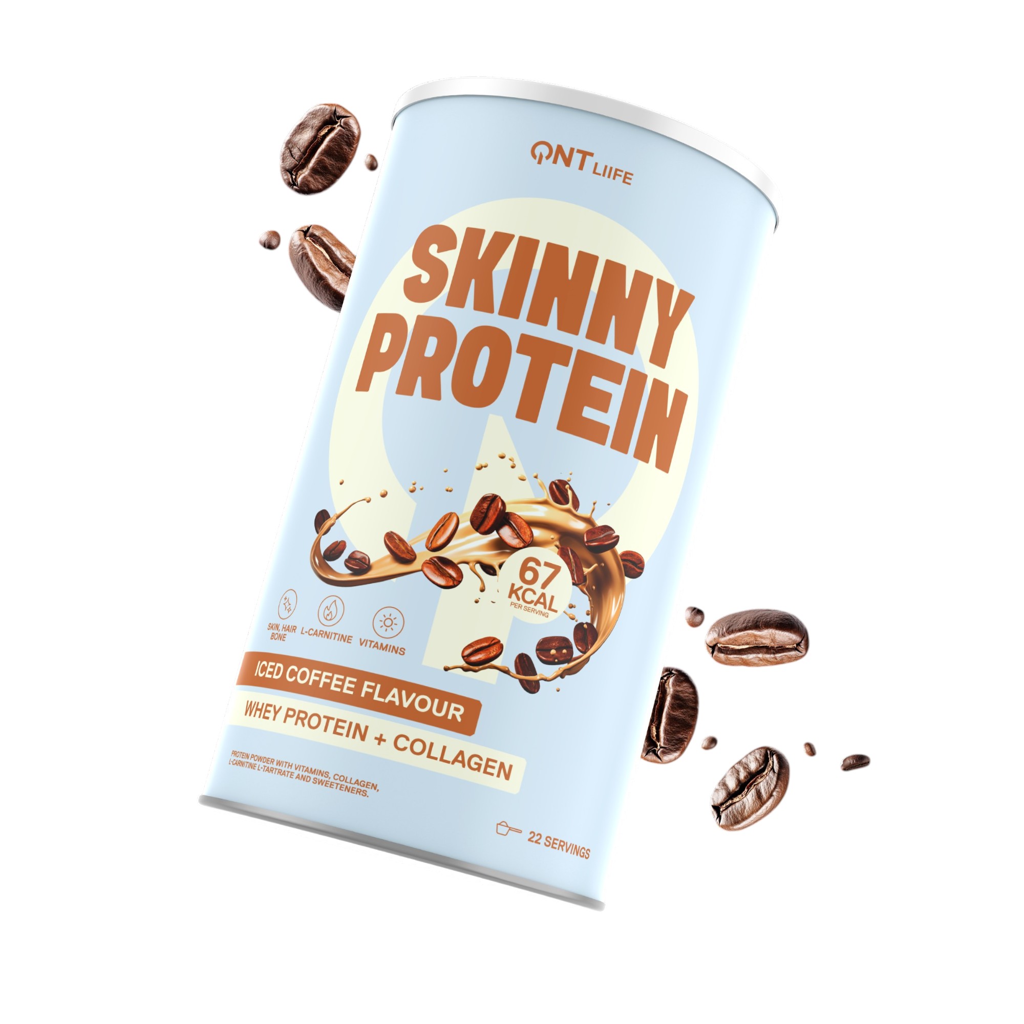 QNT Liife Skinny Protein Ice Coffee 450g - QNT