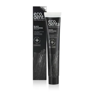 Ecodenta Black Blekende Tandpasta Met Kool Teavigo Tube 100 ml