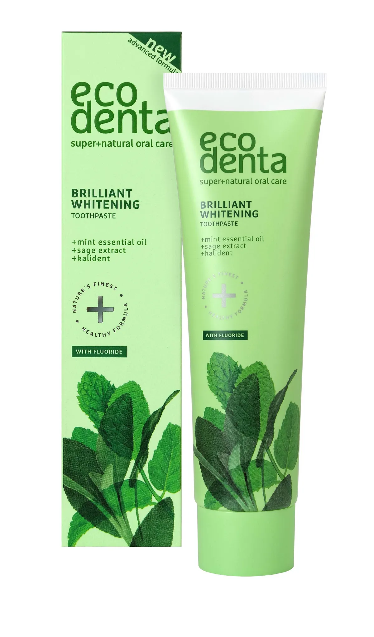 Ecodenta Brilliant Dentifrice Blanchissant à la Menthe 100ml