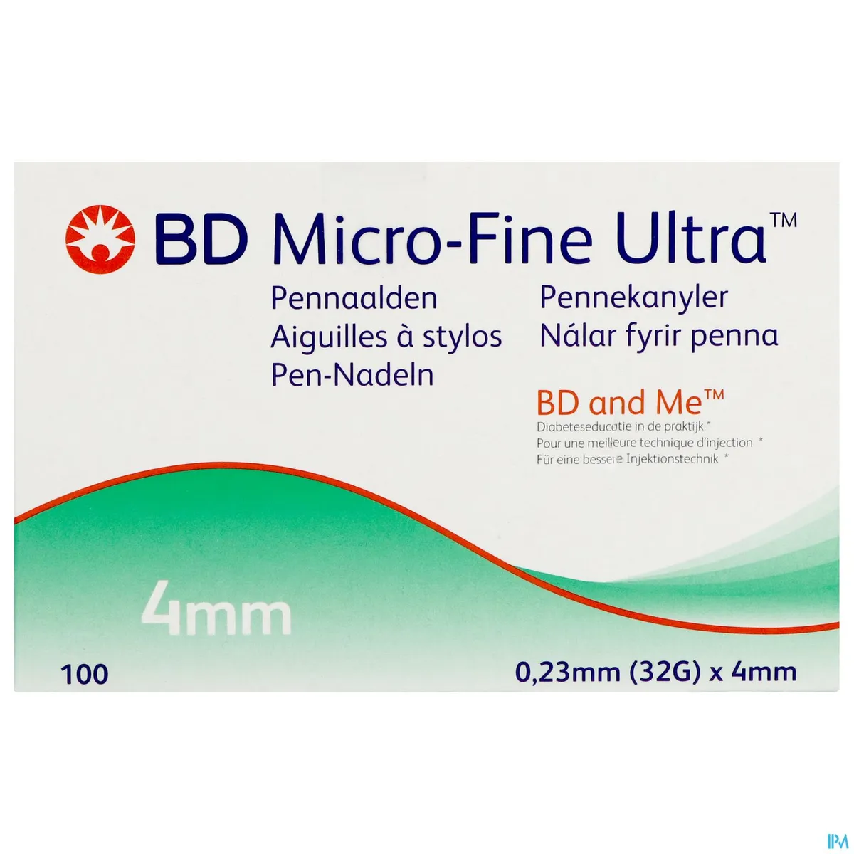 BD Micro-Fine Ultra Penaalden (32Gx4mm) 100 Stuks