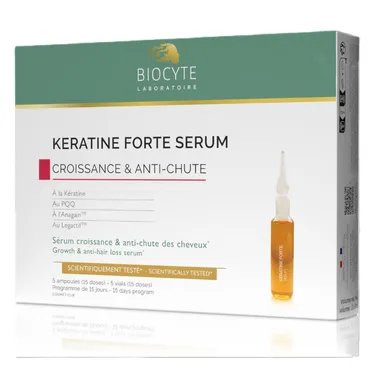 Biocyte Keratine Forte Serum Tegen Haaruitval 5 Ampullen