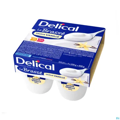 Delical Le Brasse Vanille 4x200g