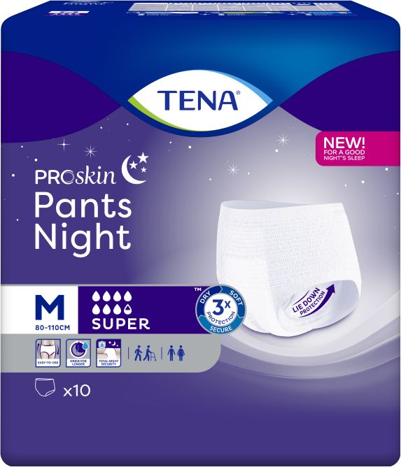 Tena ProSkin Pants Night Medium 10 stuks - Tena