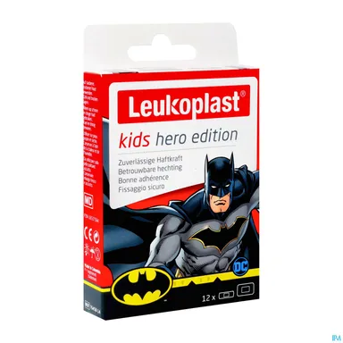 Leukoplast Pansement Batman Enfant 12 Pièces