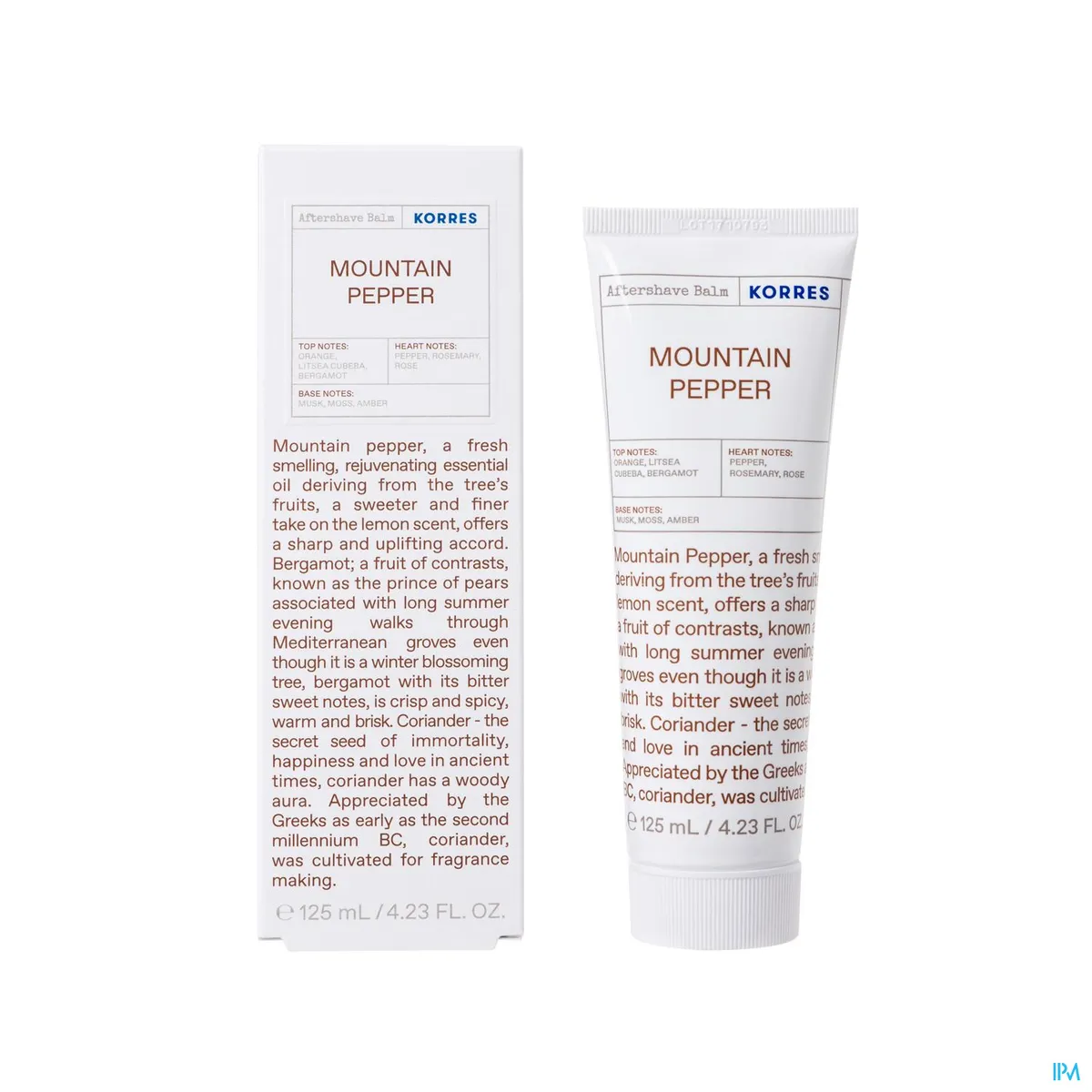 Korres Aftershave Balsem Bergpeper 125 ml