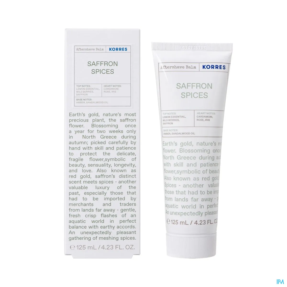 Korres KB Baume Après-Rasage Epices Safran 125ml