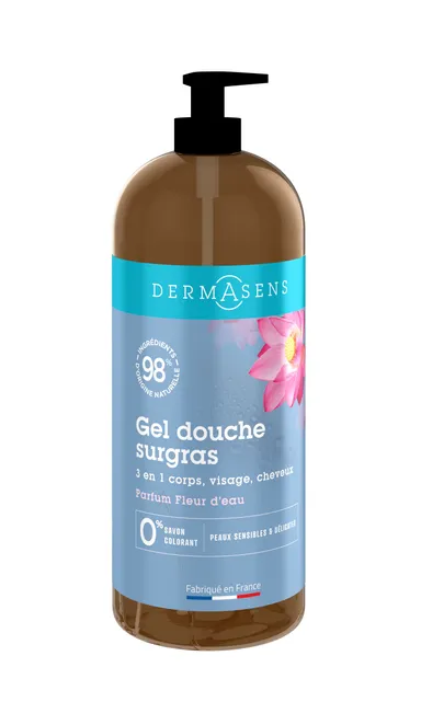 Marque Verte Dermasens Gel Douche Surgras Fleur 1L