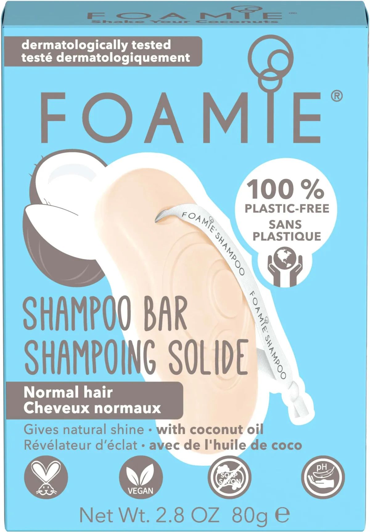 Foamie Vaste Shampoo Kokosnoot 80 g
