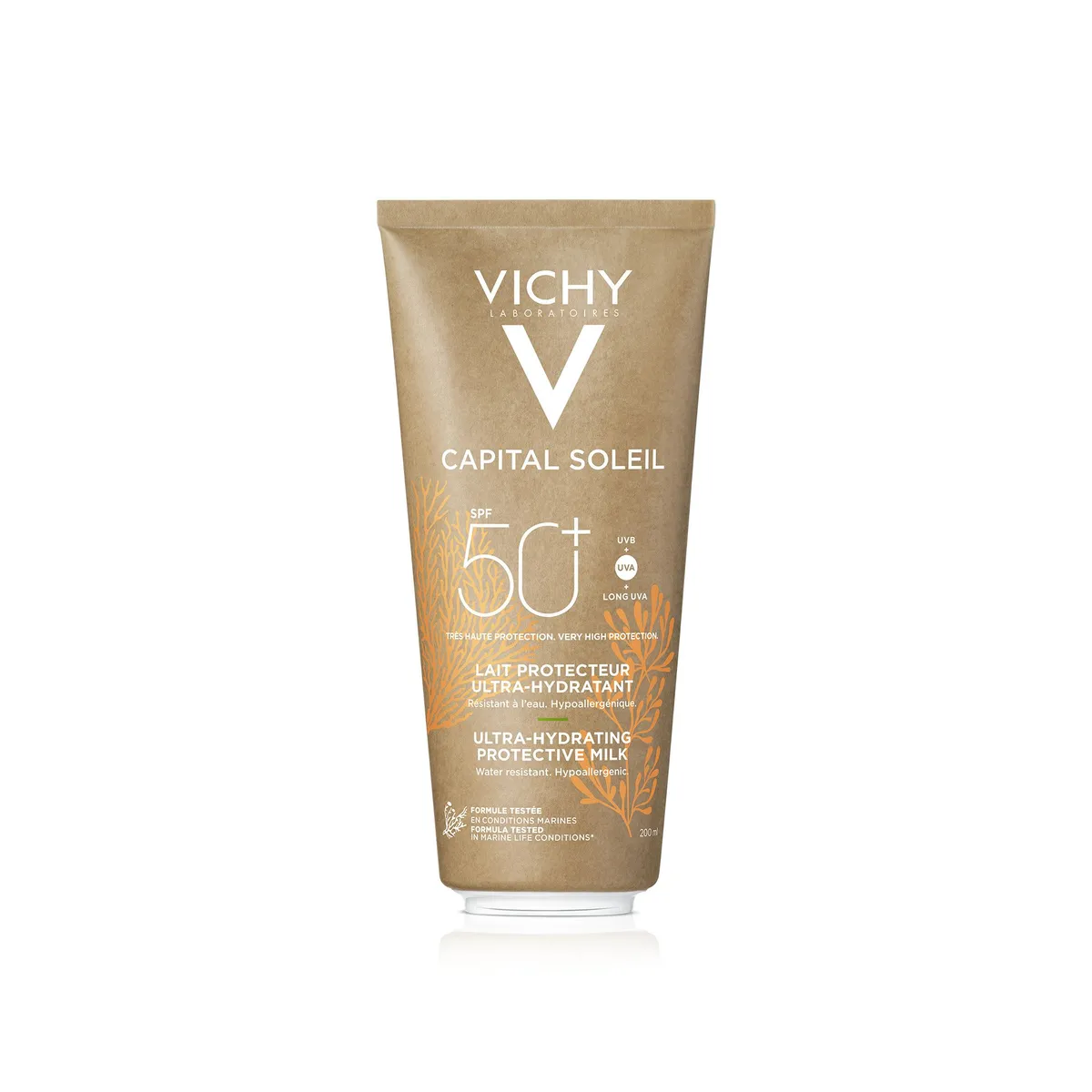 Vichy Capital Soleil Lait Solaire Eco Conçu Ip50+ 200ml