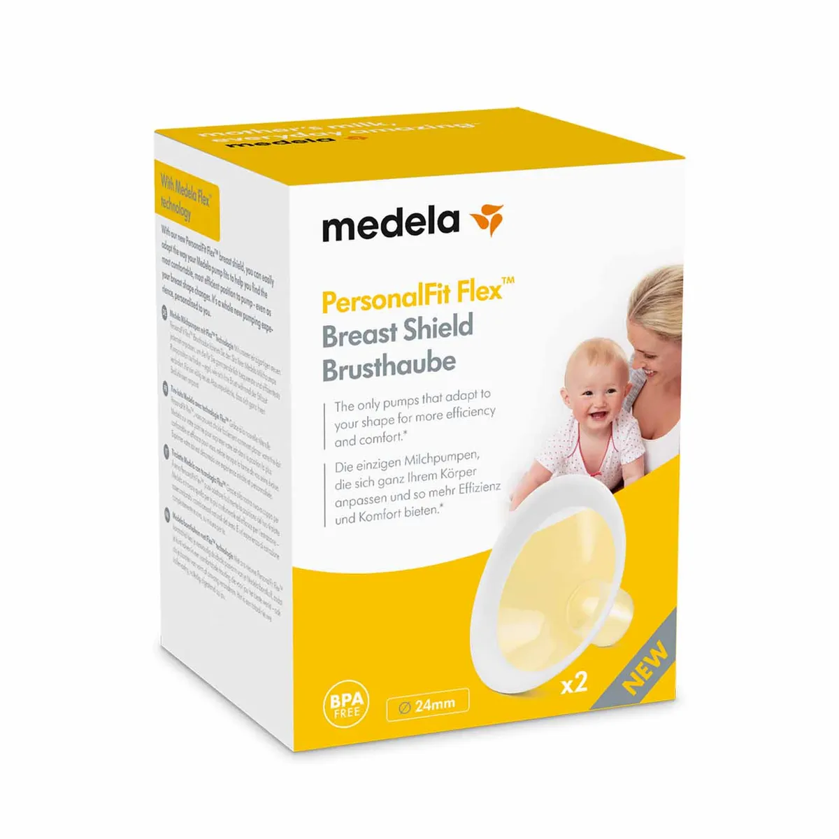 Medela PersonalFit Flex borstkolf Medium 24 mm 2 Stuks