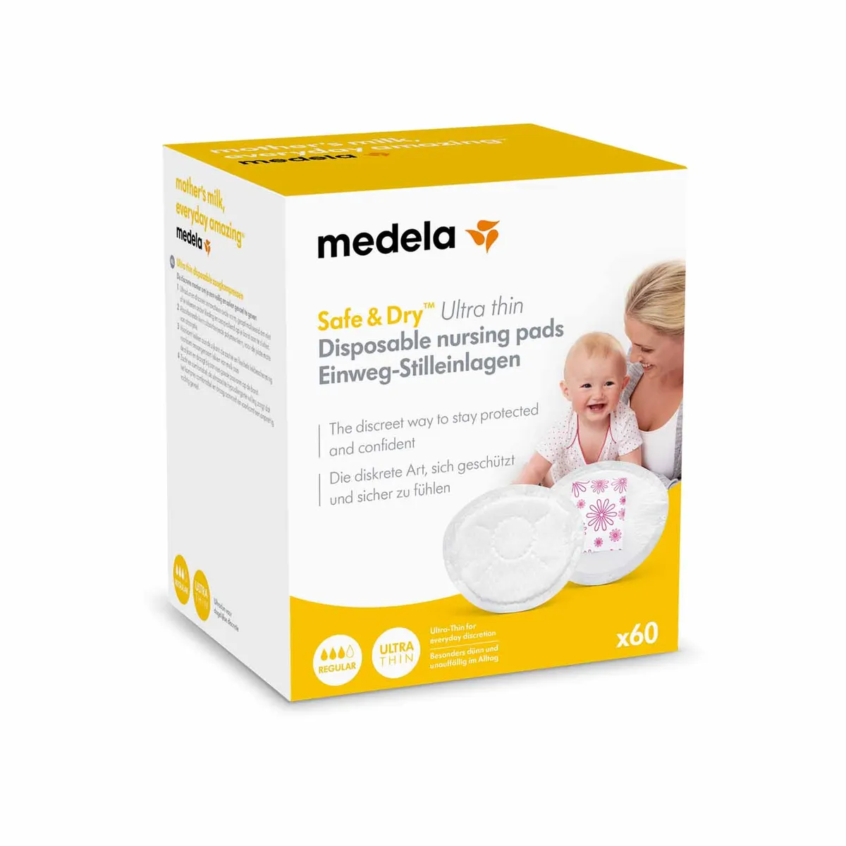 Medela Ultra Thin Wegwerpzoogkompressen 60
