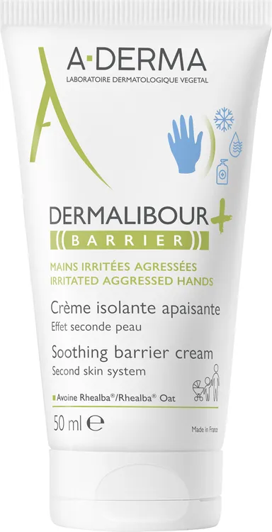 A-Derma Dermalibour+ Barrier Crème Isolante Apaisante 50Ml