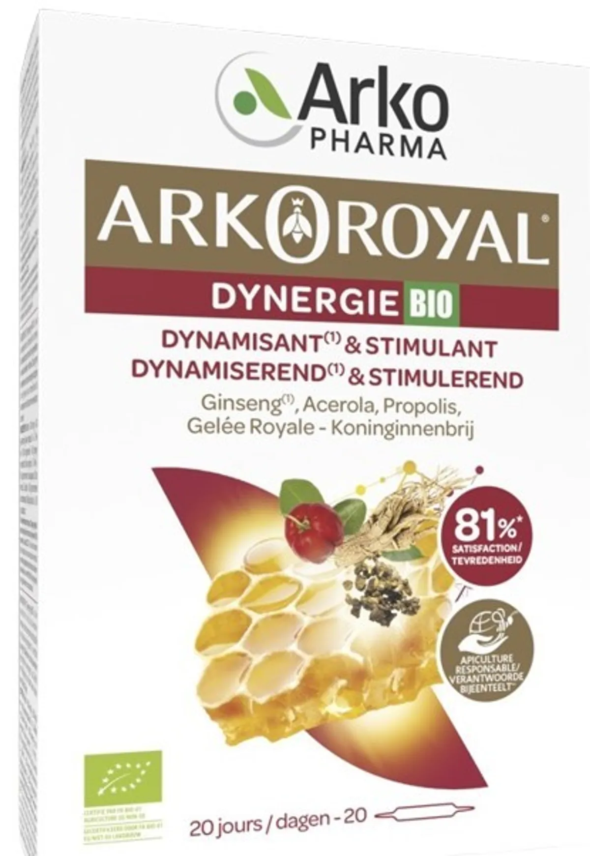 ArkoRoyal Dynergie 20 Ampoules