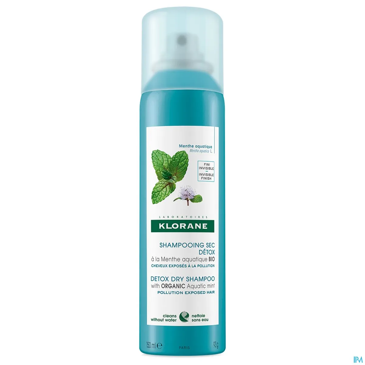 Klorane Bio Watermunt Detox Droogshampoo 150 Ml