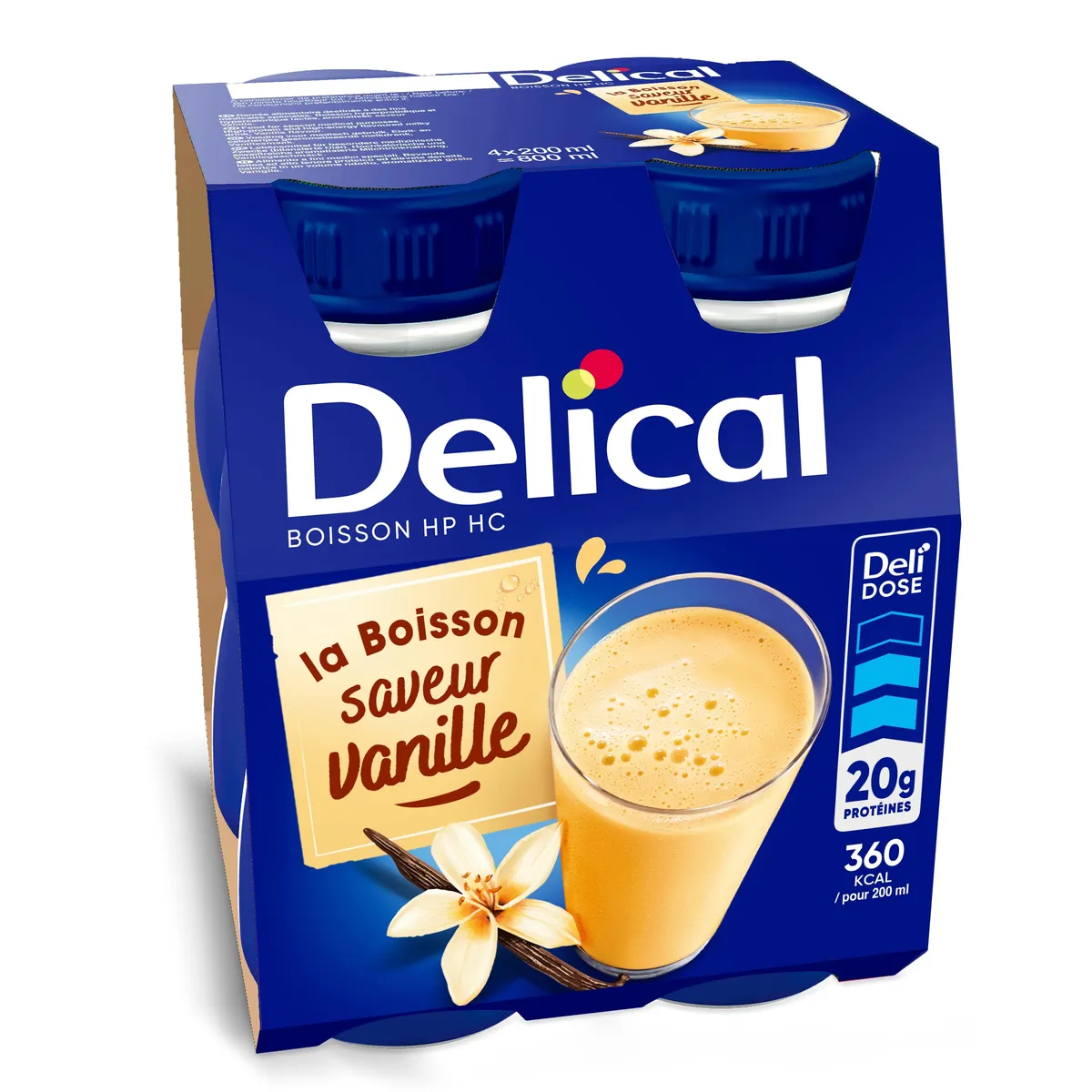 Delical HP-HC Vanille 4x200 ml
