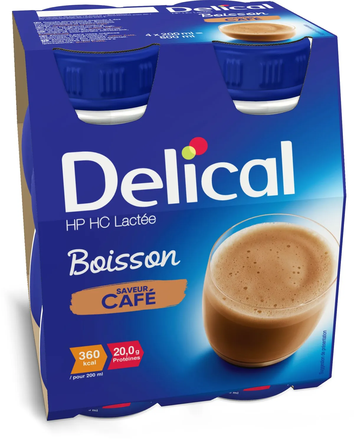 Delical HP-HC Café 4x200ml