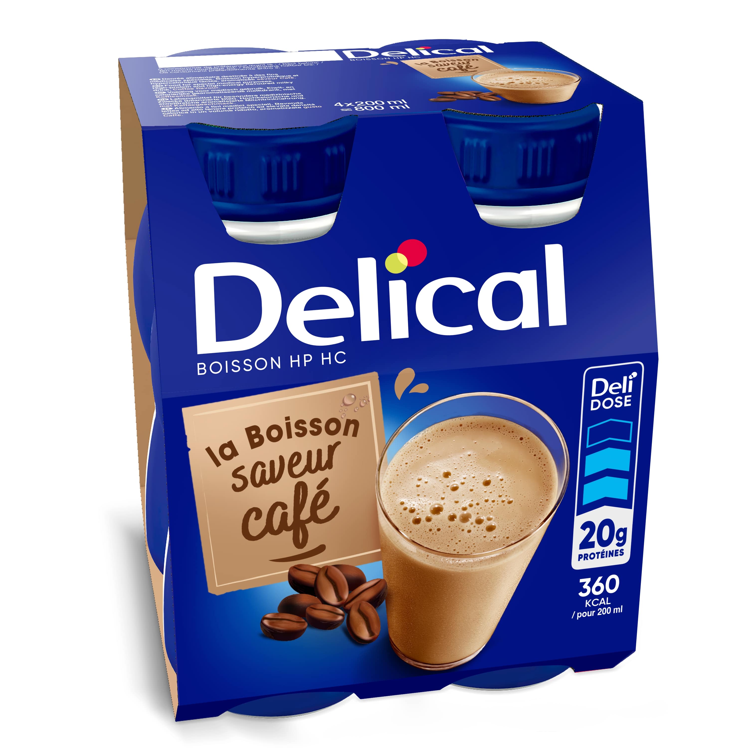 Delical HP-HC Koffie 4x200 ml - Delical