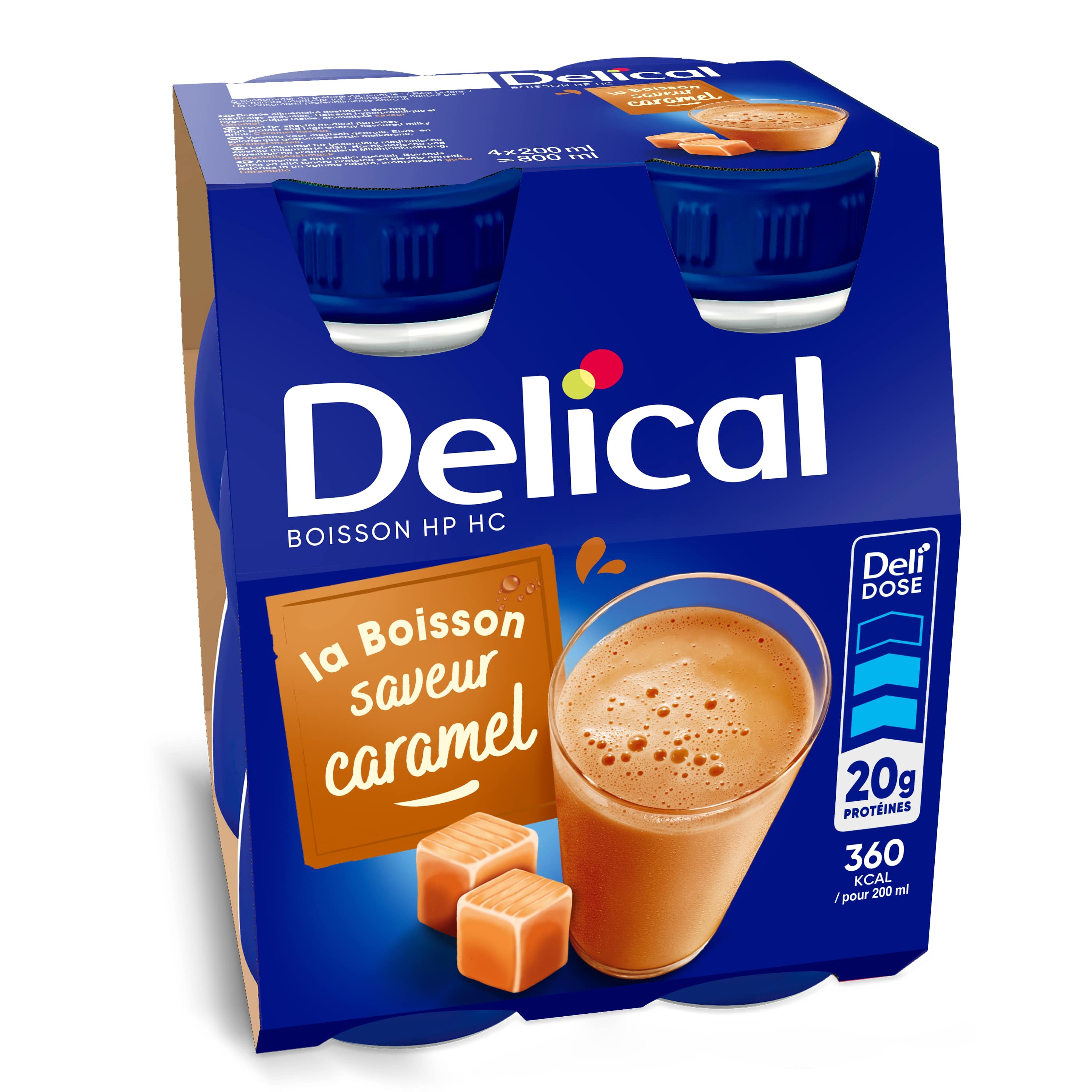 Delical HP-HC Karamel 4x200 ml - Delical