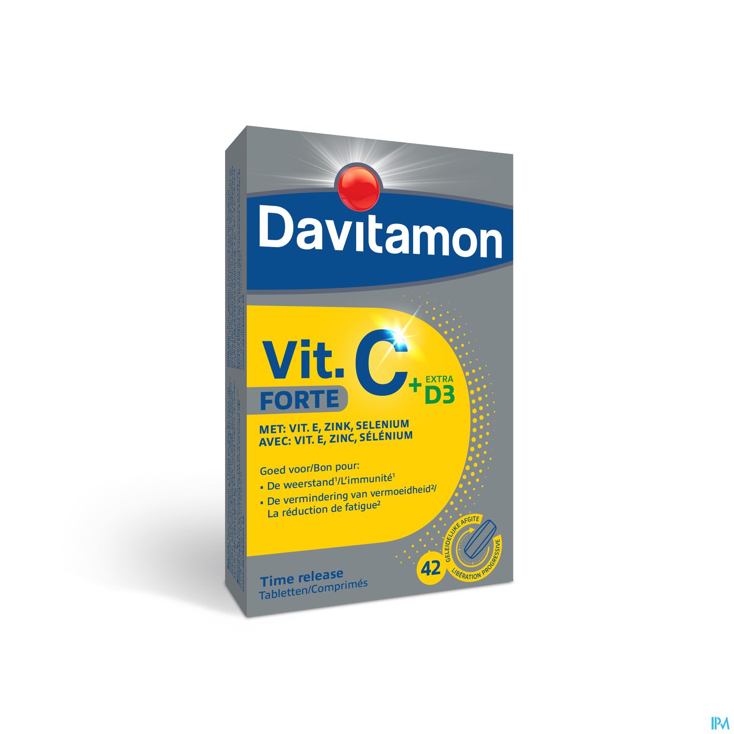 Davitamon Forte Vitamine C+D3 42 Tabletten - Davitamon
