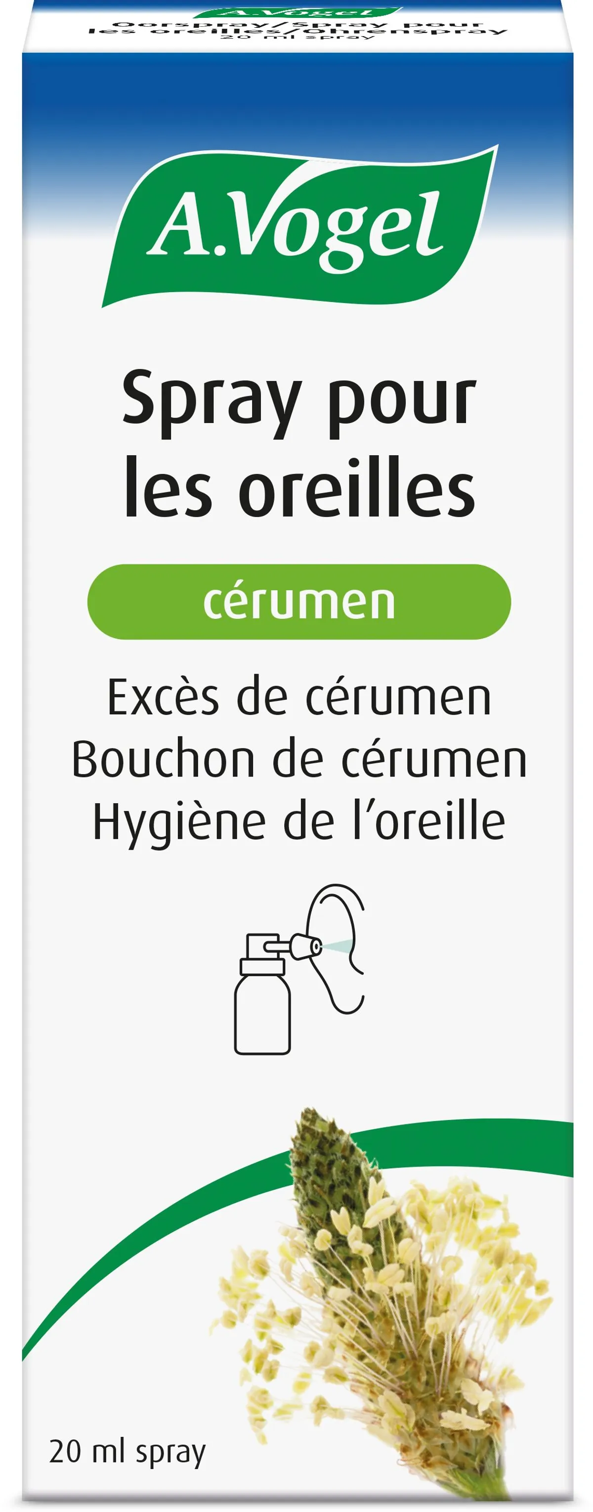 A.Vogel Spray pour les oreilles Cérumen 20ml