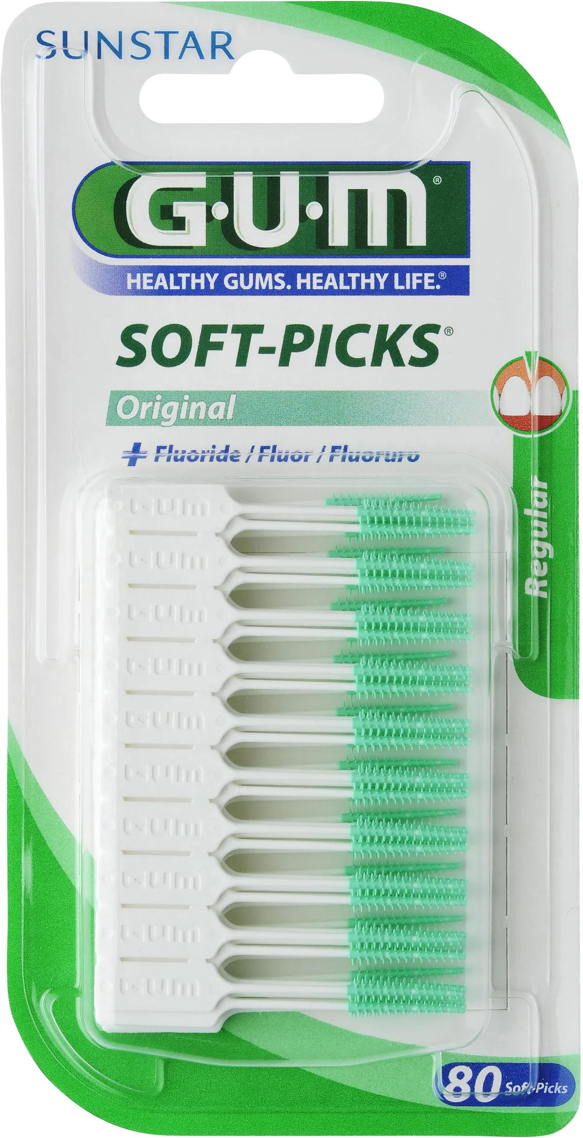 GUM 80 Soft-Picks Original Fluor Regular