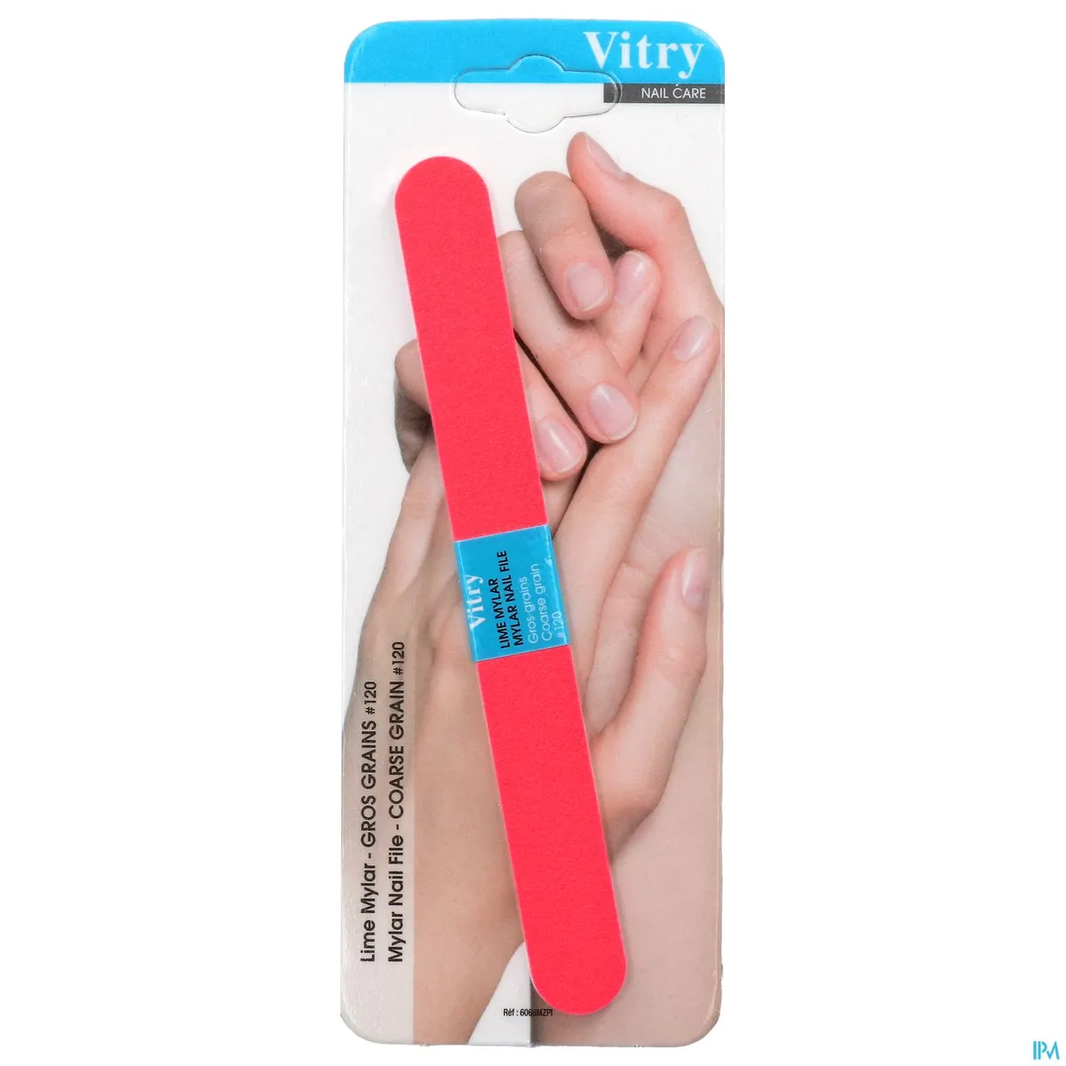 Vitry Nagelvijl Mylar Fluo Roze Korrel 120