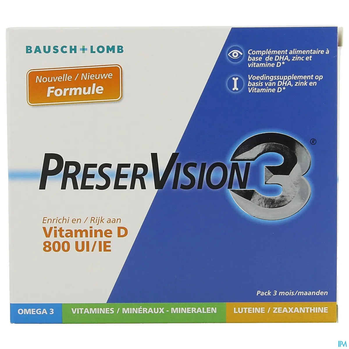 Preservision 3 + Vitamine D3 180 Capsules