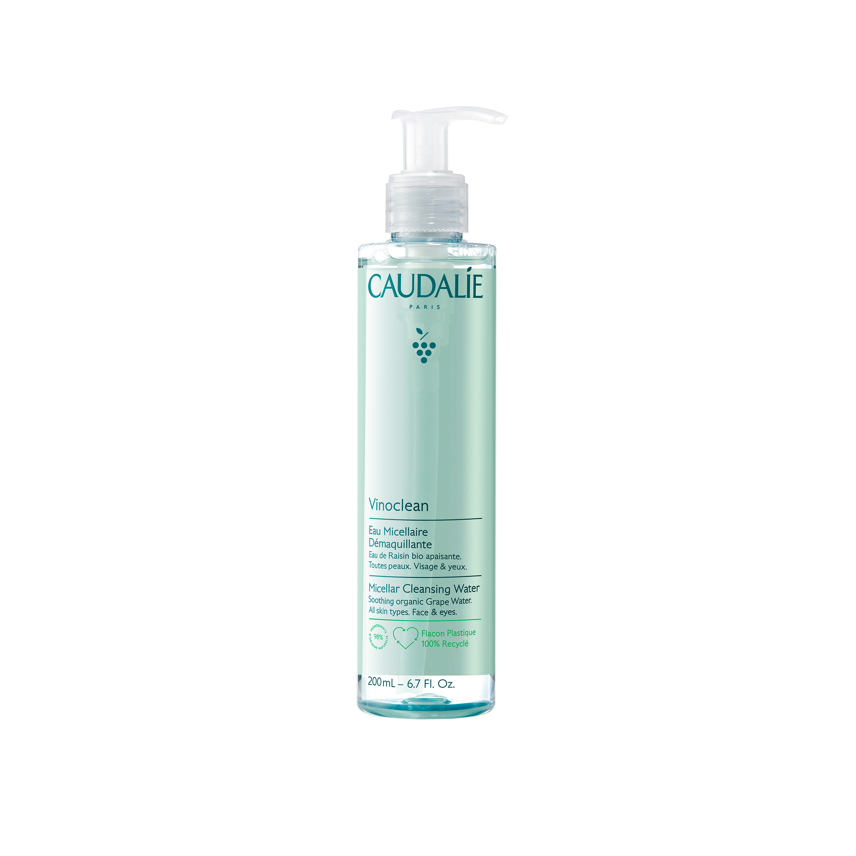 Caudalie Vinoclean Make-upverwijderend Micellair Water 200 ml - Caudalie