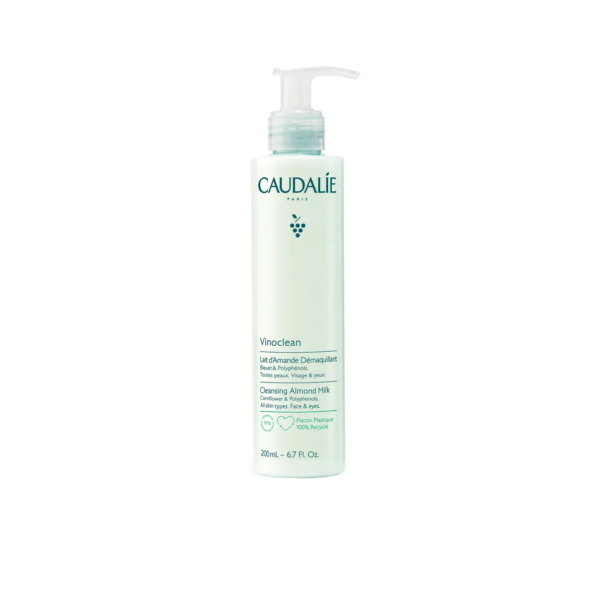 Caudalie Vinoclean Démaquillant Lait d'Amande 200ml