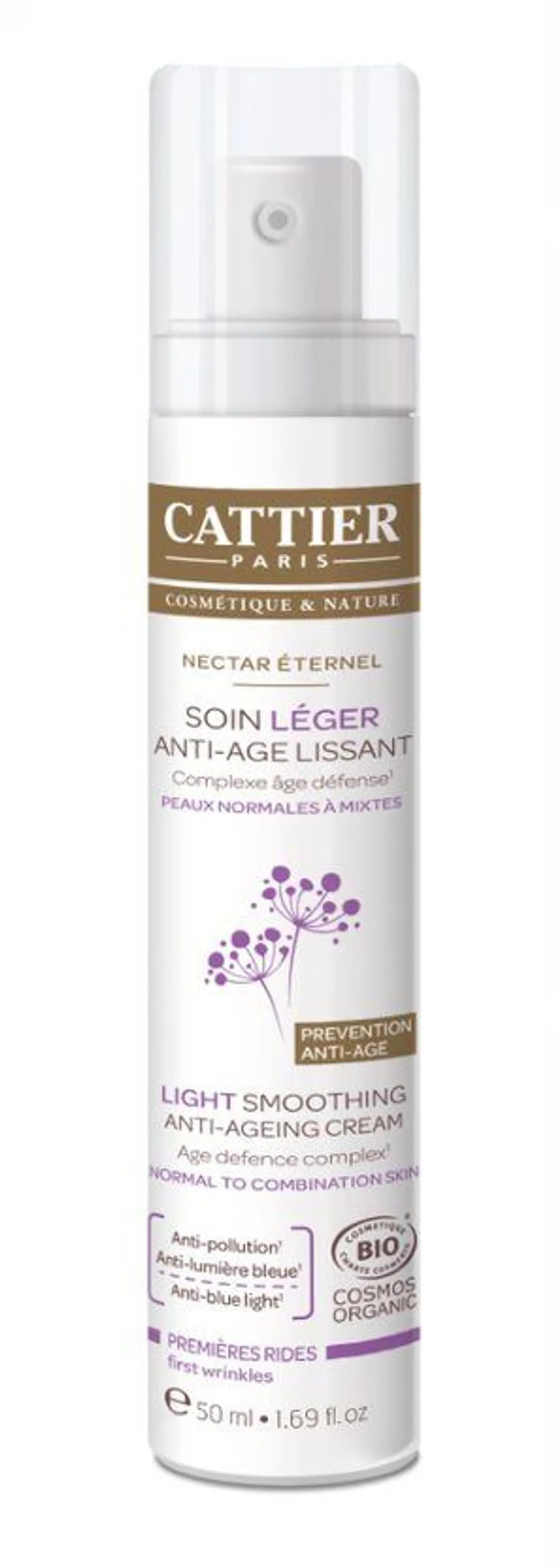 Cattier Soin Anti-Age Antirides Peau Normales Bio 50ml