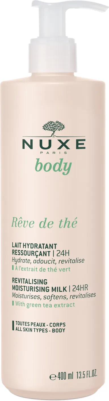 Rêve De Thé Nuxe Lait Hydratant Ressourçant 24h 400ml