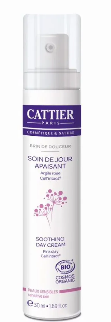 Cattier Soin du Jour Apaisant Peaux Sensibles Bio 50ml