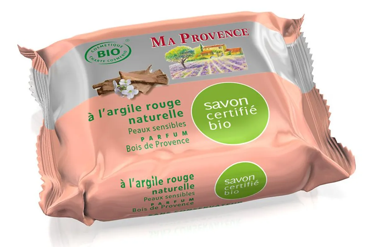 Ma Provence Savon Argile Rouge Bio 75g