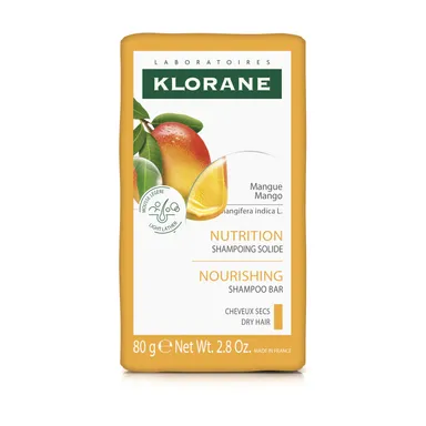 Klorane Mangue Shampooing Solide Nourrissant 80G