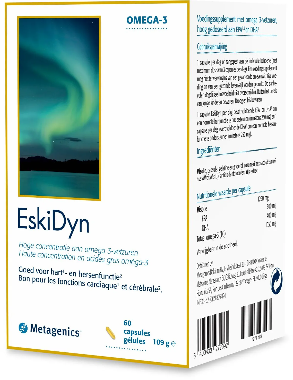Eskidyn Caps 60 Metagenics