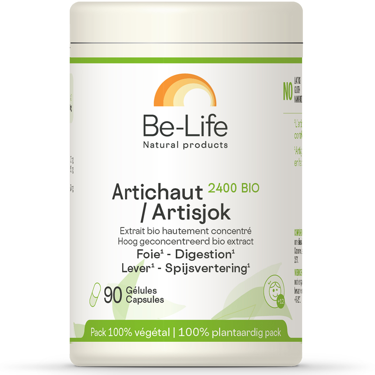 Be Life Artisjok 2400 BIO 90 Capsules - Be-Life