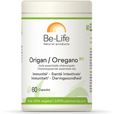 Be Life Huile Essentielle Origan BIO 60 Capsules