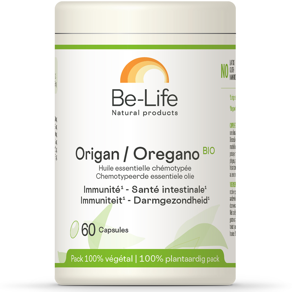 Be Life Essentiële Olie Wilde Marjolein BIO 60 Capsules - Be-Life