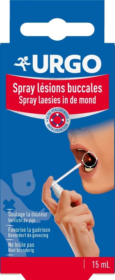 Urgo Spray Wonden en Letsels Mond 15 ml
