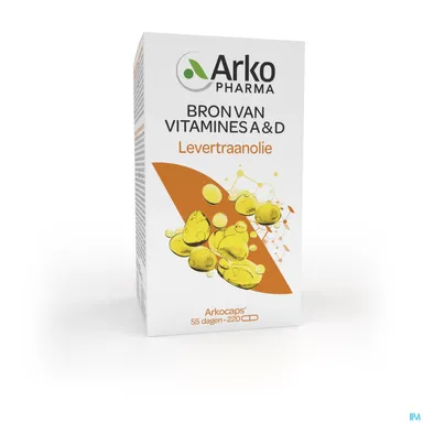 Arkogélules Levertraanolie 220 Capsules