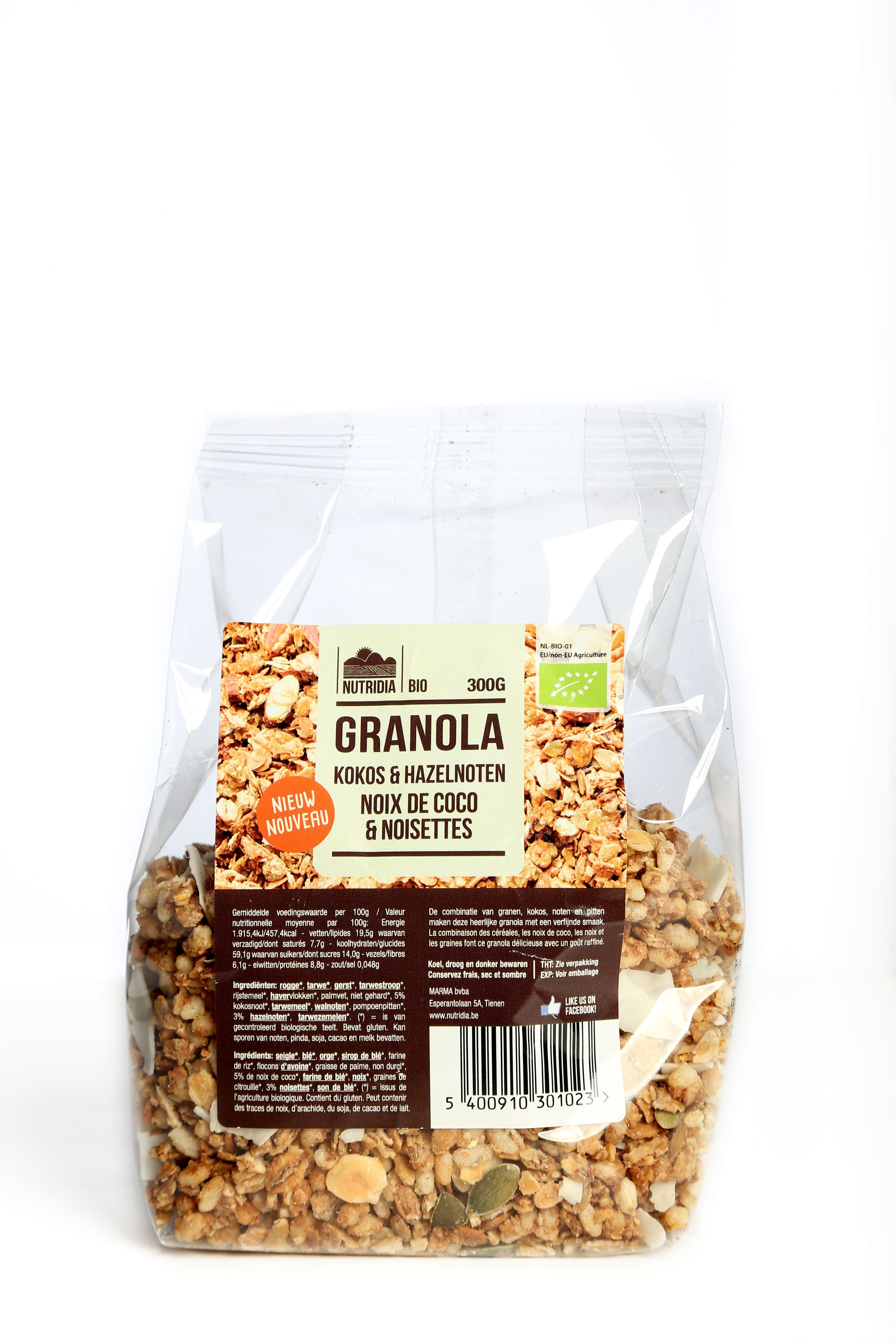 Nutridia Bio Kokosbolletjes 300 g - Nutribel