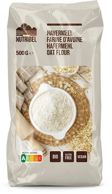 Nutribel Havermeel Bio en Zonder Gluten 500 g