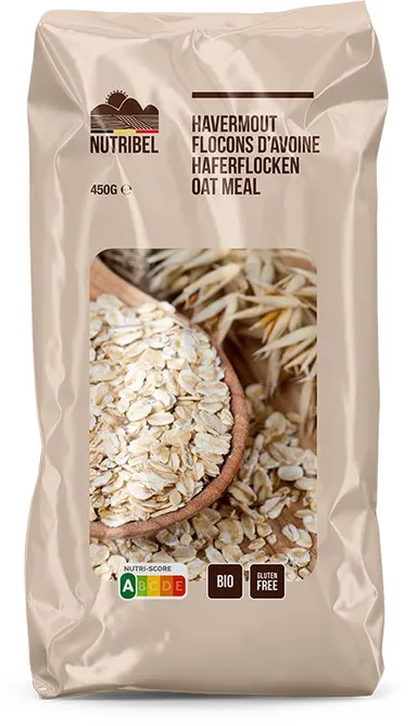 Nutribel Havervlokjes Bio & Zonder Gluten 450 g