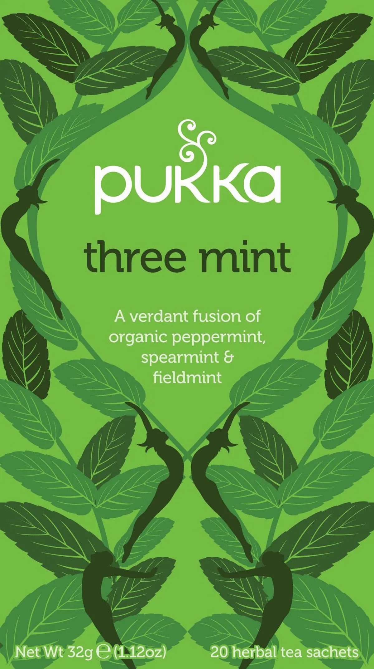 Pukka Three Mint Organic Thea 20 Sachets