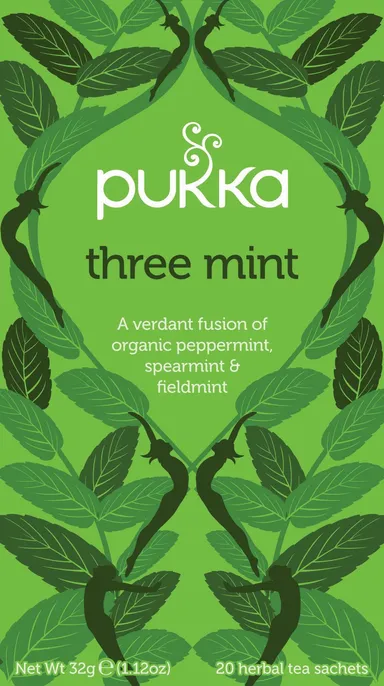Pukka Three Mint Organic Thea 20 Sachets
